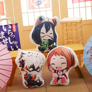 

My Hero Academia Anime Boku Yoh Asakura Katsuki Bakugo Shoto Toooroki PP Cotton Stuffed Plush Toy Doll Soft Pillow Cushion Cute