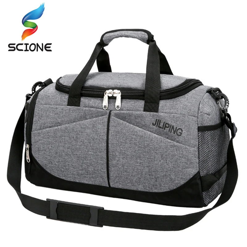  Hot Waterproof Men's Sports Gym Bag Women Travel Handbag Large Outdoor Tote Luggage Yoga For Fitness Shoulder Duffle Bags