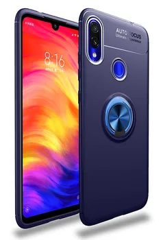 

Stand case Silicone with Ring for Xiaomi Redmi 7 Blue