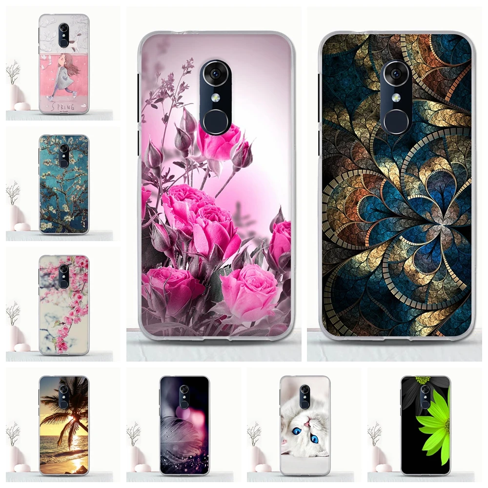

For Alcatel 3 5052D Case Funda TPU Pattern Coque For Alcatel OT 3 Soft Silicone Bumper For Alcatel 3L 5034D Back Case Cover