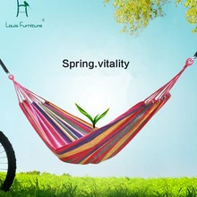 Один, двойное более холст гамак кемпинг Крытый качели гамак