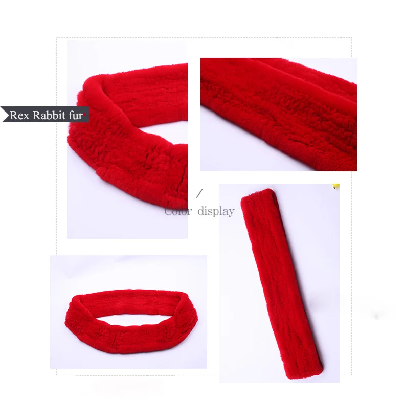 New Women's Natural Fur Shawls Wraps Genuine Rabbit Fur Neck Scarf High Quality Real Fur Scarves For Women (9)
