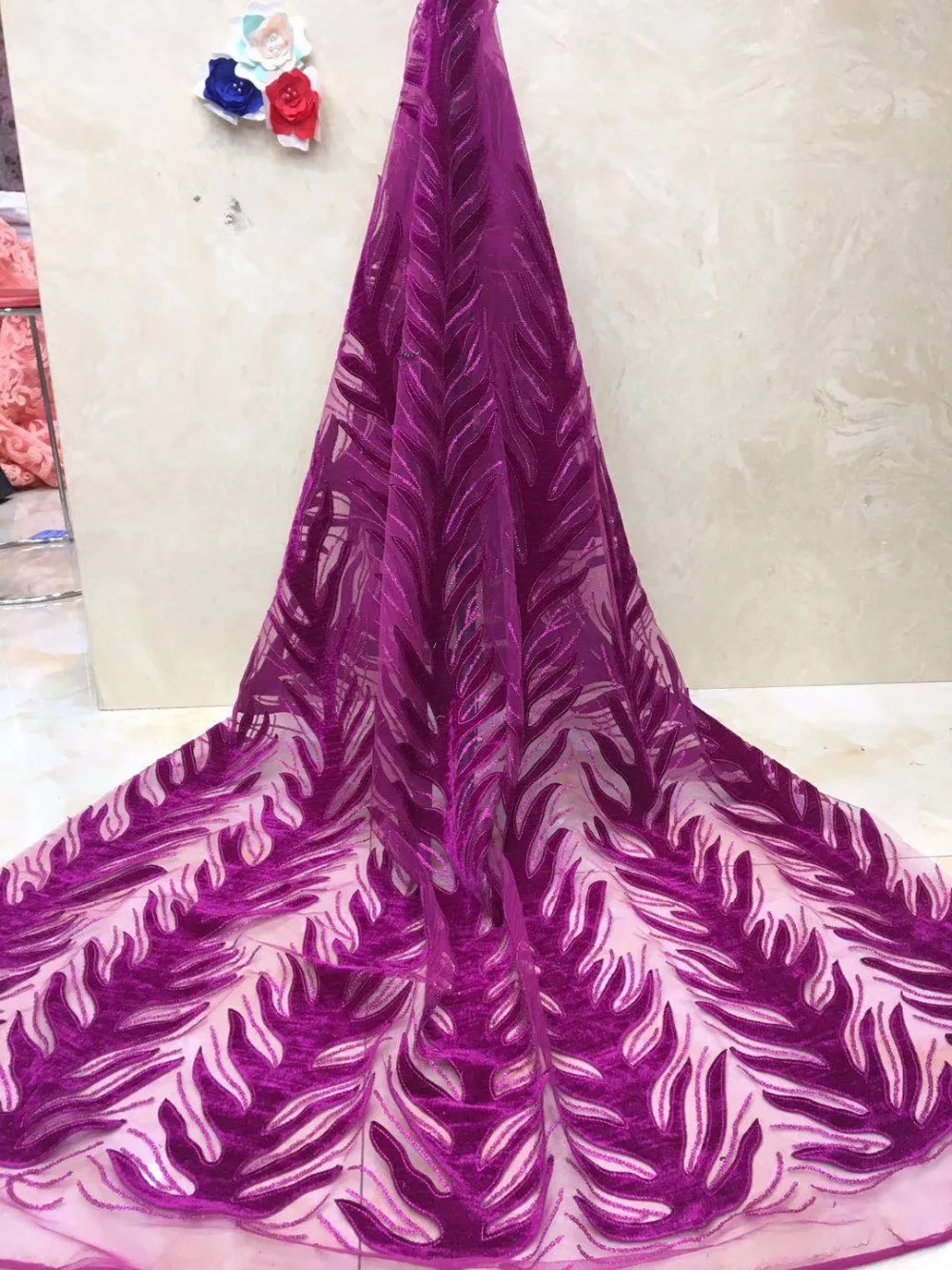 latest2018 Best Quality Crimp Korean velvet new arrival African velvet