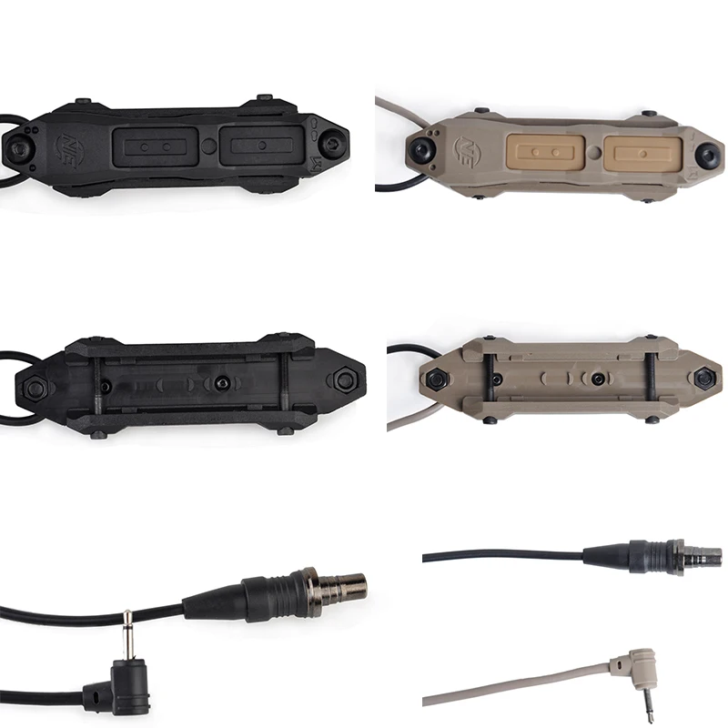Element-Airsoft-Tactical-Remote-Switch-Augmented-Pressure-Light-Double-Control-Rifle-Light-Tail-for-20mm-Picatinny