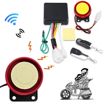 Remote Control Alarm Motorcycle Motorbike Security Scooter Motorcycle Anti Theft Security Alarm System Anti Theft Protection