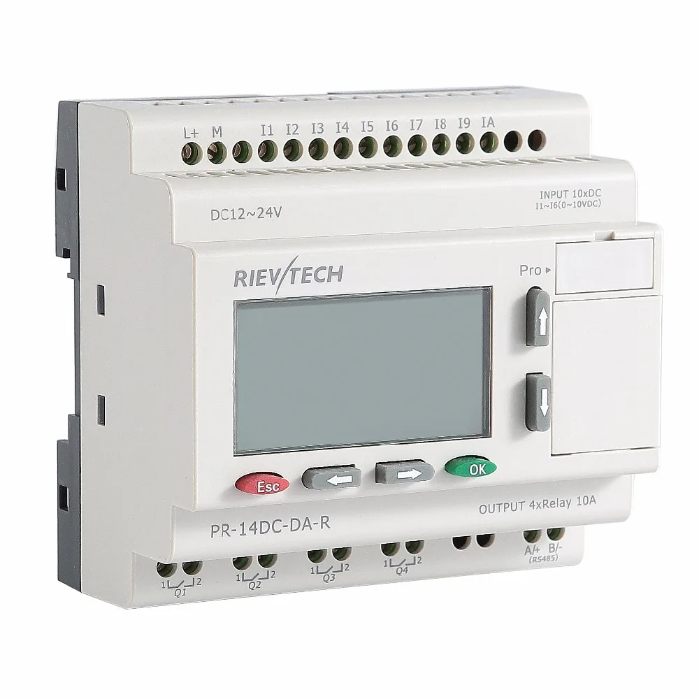 

RIEVTECH,Micro Automation sulutions provider. programmable relay PR-14DC-DA-R
