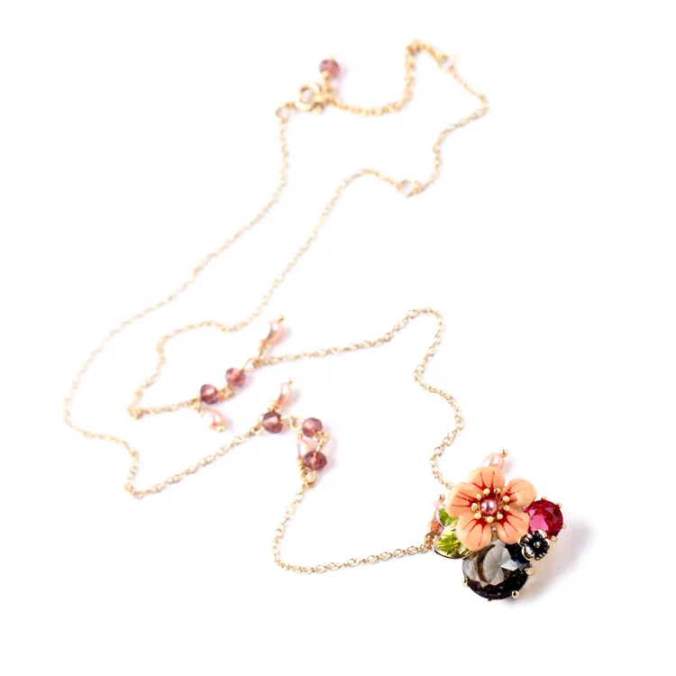 Ювелирные изделия joolim оптом/эмаль цветок кулон ожерелье ювелирные изделия завод высокого класса