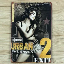 RZXD-238 Винтаж "левый и правый в одну сторону" Олово картина «металлические номерные знаки» для табличка для домашнего декора пабов украшение ремесло декоративное настенное украшение из металла 20x30 см