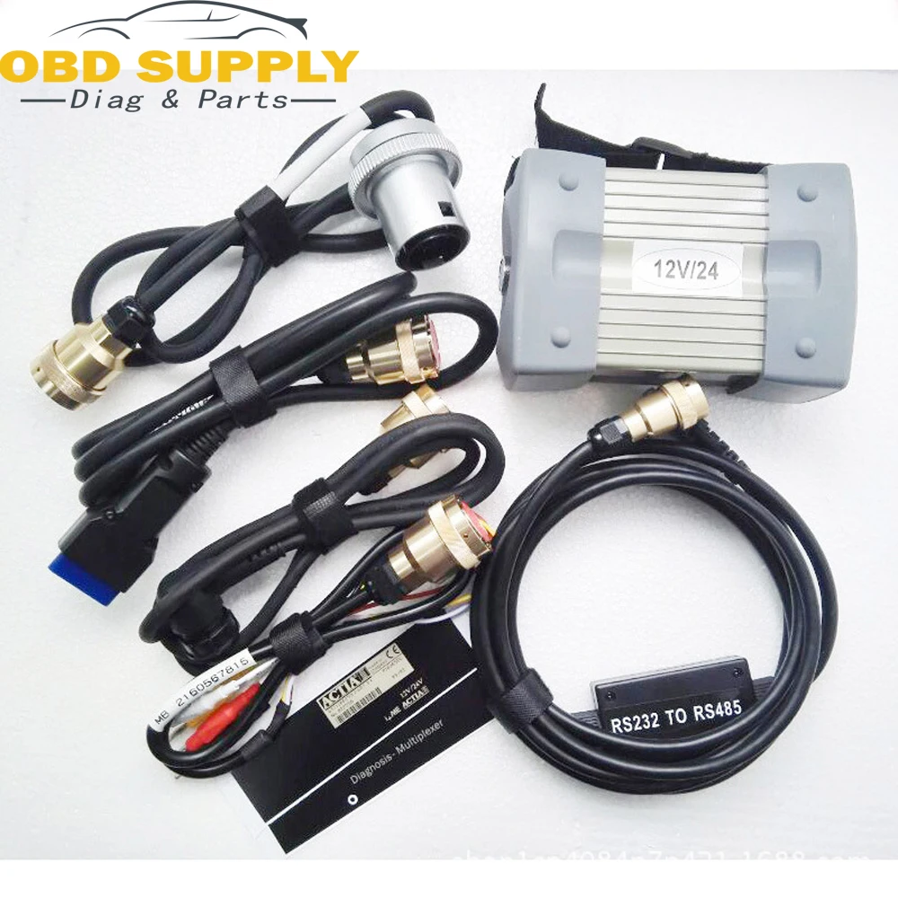 

Top-rated MB STAR C3 OBD2 connector with 201507 software and a full set of 5 cable odb2 diagnostic tools for Mercedes Benz