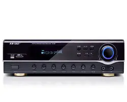 AV-999 800 Вт 5,1 Домашний кинотеатр аудио караоке цифровой усилитель поддерживает HDMI Fiber coaxial U диск SD card Bluetooth 4,0 микрофон