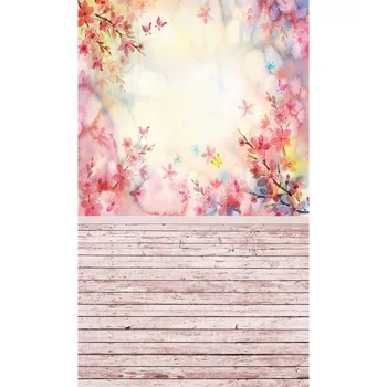 

150x150cm Digital Printing Backgrounds 5x5ft spring photography backdrops Floral Photo Studios For Wedding/Couples