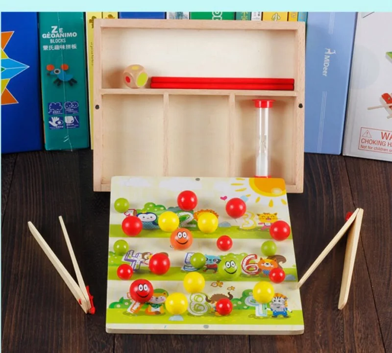 Montessori teaching aids early childhood educational toy training clip beads Montessori math 2-3-4-5 year old boy girl Montessori teaching aids early childhood educational toy training clip beads Montessori math 2-3-4-5 year old boy girl