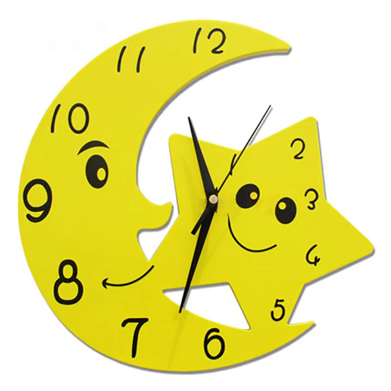 ^*Best Offers Children's Fashion Wall Clock Bedroom Living Room Wall Table Mute Clock Cartoon Wall Charts Simple Creative Quartz Wall Clocks ^*Best Offers Children's Fashion Wall Clock Bedroom Living Room Wall Table Mute Clock Cartoon Wall Charts Simple Creative Quartz Wall Clocks