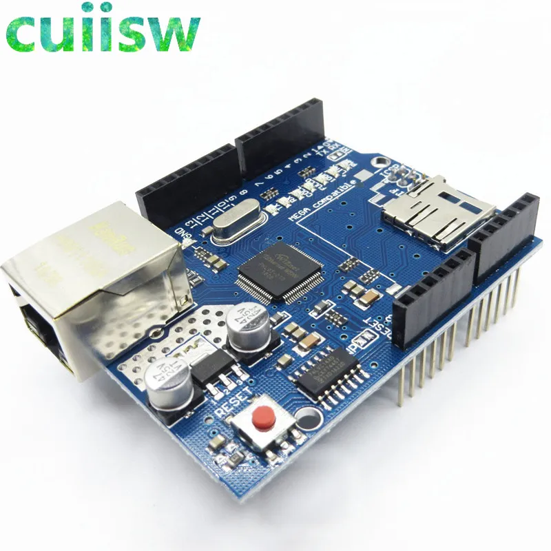 

W5100 UNO Shield Ethernet Shield W5100 R3 UNO Mega 2560 1280 328 UNR R3 only W5100 Development board FOR arduino