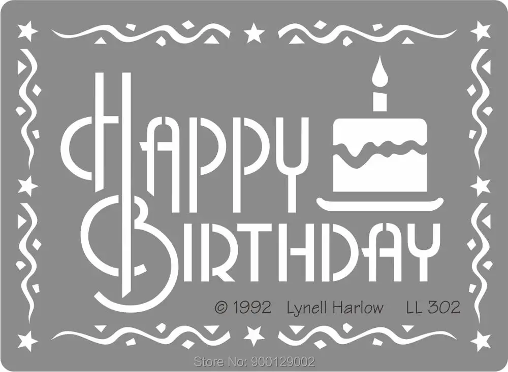 Happy Birthday Cake Stencil happy-birthday-cake-stencil