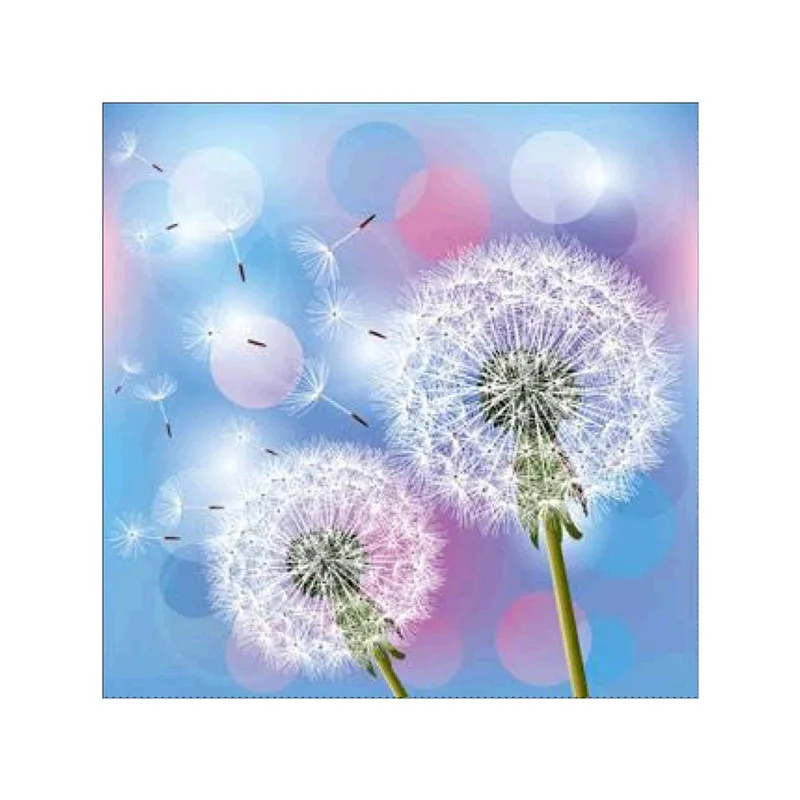 

5D DIY best selling full round diamond painting cute dandelion flower diamond mosaic picture rhinestone diamond embroidery
