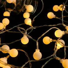 Горячая 5 м 50 шт. светодиодный шар-Гирлянда звезда Сказочный свет для DIY высококачественное свадебное рождественское декоративное освещение струны