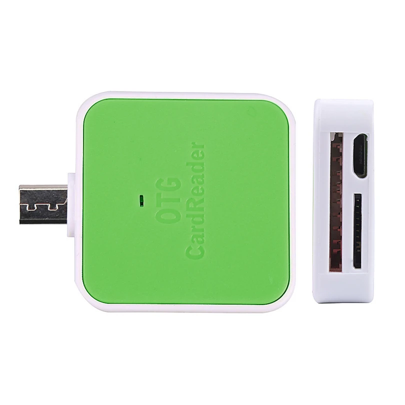 2в1 OTG TF/SD считыватель смарт-карт адаптер кард-ридер для Android SmartphoneTablet A30