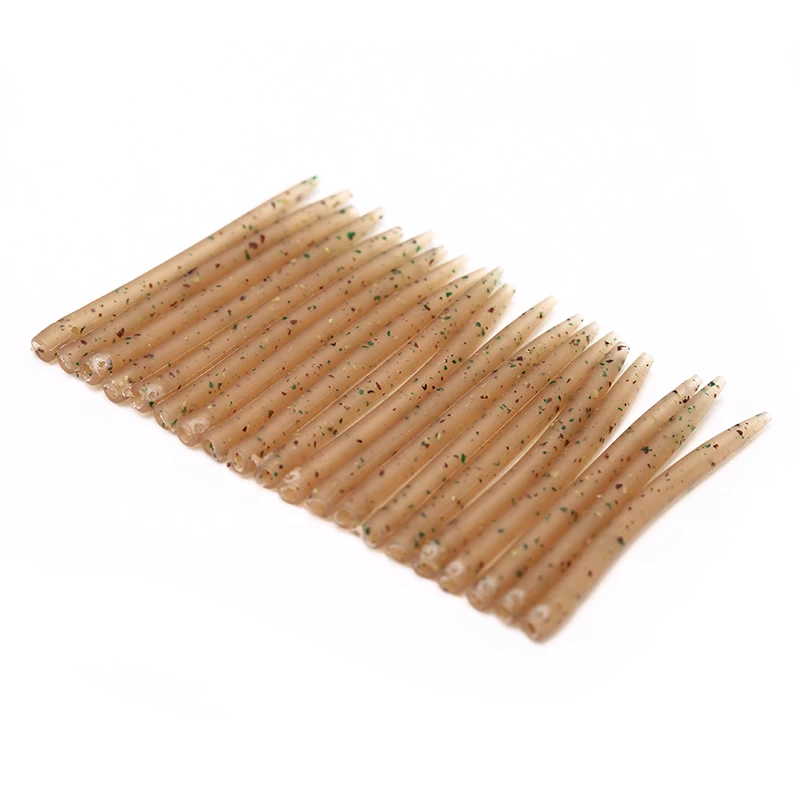 

Anti Tangle Hook 20Pcs Fishing Rig Soft Sleeves Aligner Positioner Tubes Carp Positioner Terminal Tackle Carp Fishing Accessory