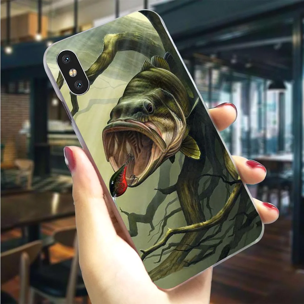 Plastic Phone Case for iPhone 8 Plus Lake Sunset Cover for iPhone Xs Max Covers 6 6S XR Xs Max X 7 5S 5 SE