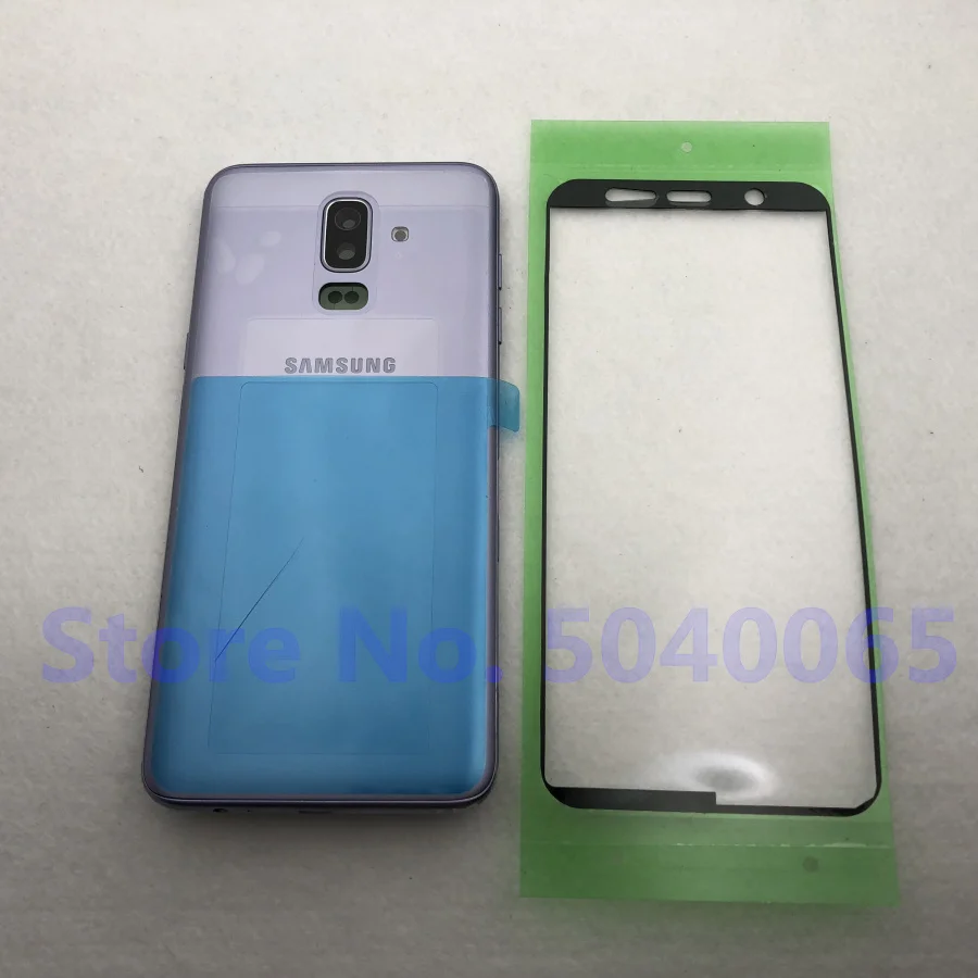 Для samsung Galaxy J8 J810 J810F J810G J810DS J810Y оригинальная средняя рамка Корпус задняя крышка шасси задняя панель J8 наклейка