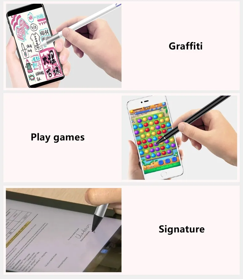 10moons стилус для телефона Android Tablet Кепки acitive Ручка для Apple iPad картина ручка с магнитной Кепки