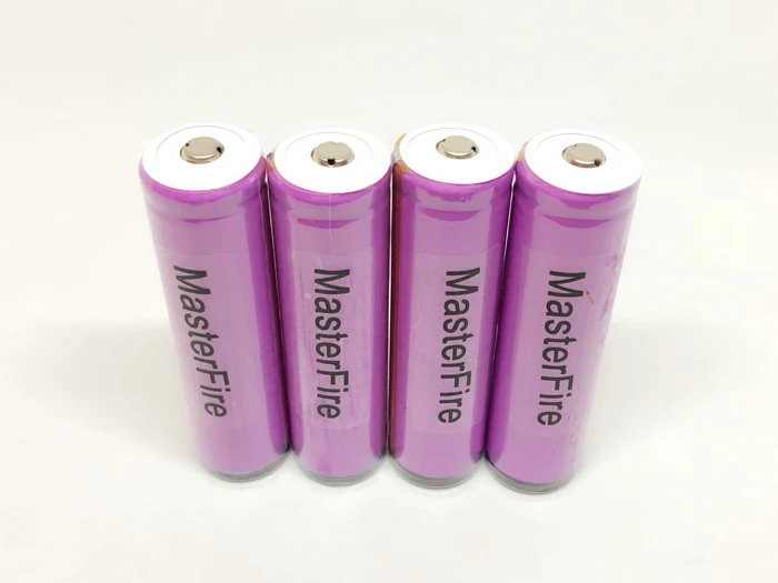 

MasterFire 4pcs/lot Protected Sanyo UR18650ZTA 3.7V 18650 3000mAh Rechargeable Battery Lithium Batteries with PCB For Flashlight