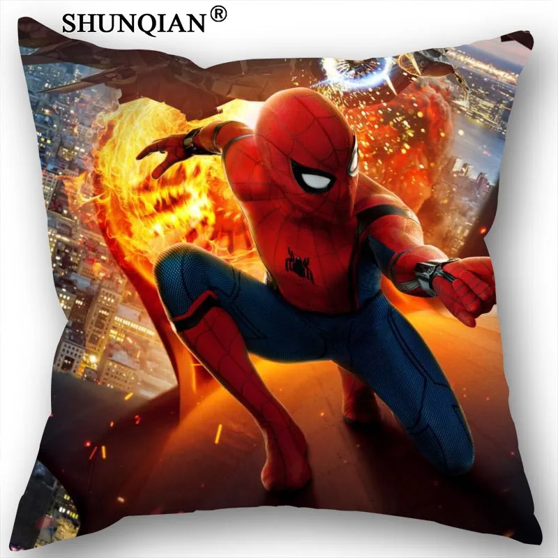 New Nice Spiderman Pillowcase Wedding Decorative Pillow Case