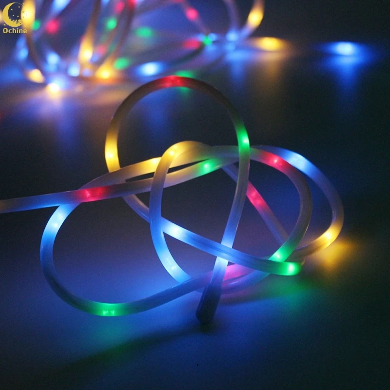 

Ochine Christmas Shining String Decor With Plastic Pipe Christmas Battery Operated Ligh