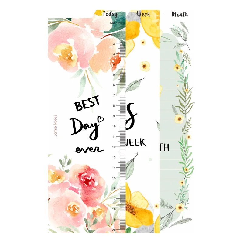 Jamie Notes, милый цветочный дизайн, 6 отверстий, записная книжка, разделители, Закладка, линейка для Dokibook, спиральный планировщик A5A6