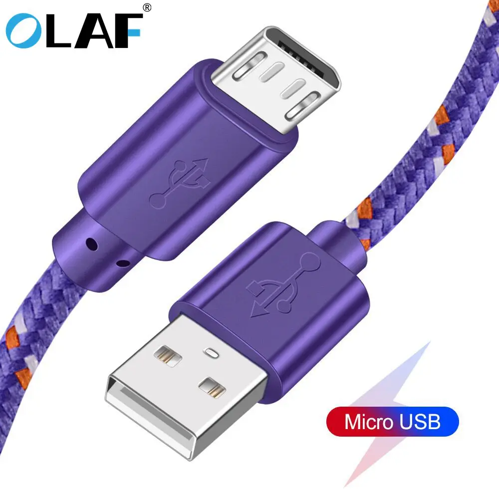 OLAF 2.1A Micro Usb кабель 1 м/2 м/3 м Быстрая Зарядка Синхронизация данных зарядный для Samsung