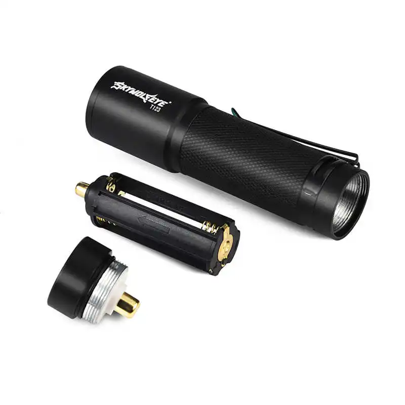 XM-L T6 Zoomable Tactical 18650 Flashlight Military Zoom Torch Lamp  led flashlight 18650 powerful led flashlight #4A30 (6)