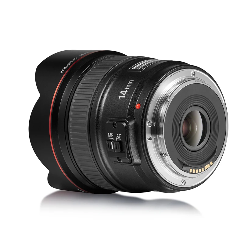 YONGNUO 14 мм F2.8 ультра широкоугольный основной объектив yn14 Автофокус AF MF