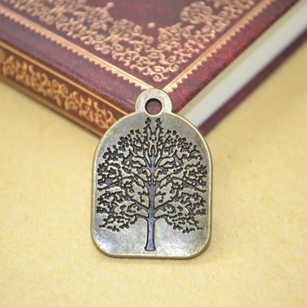 8 pcs Zinc Alloy Antique Bronze Charms Tree of life metal pendant DIY Jewelry Making 31*22mm Q202