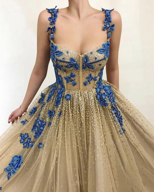 Блестящие золотые фатиновые платья для выпускного вечера без рукавов милое торжественное платье на тонких бретелях синее вечернее платье с вышивкой на молнии