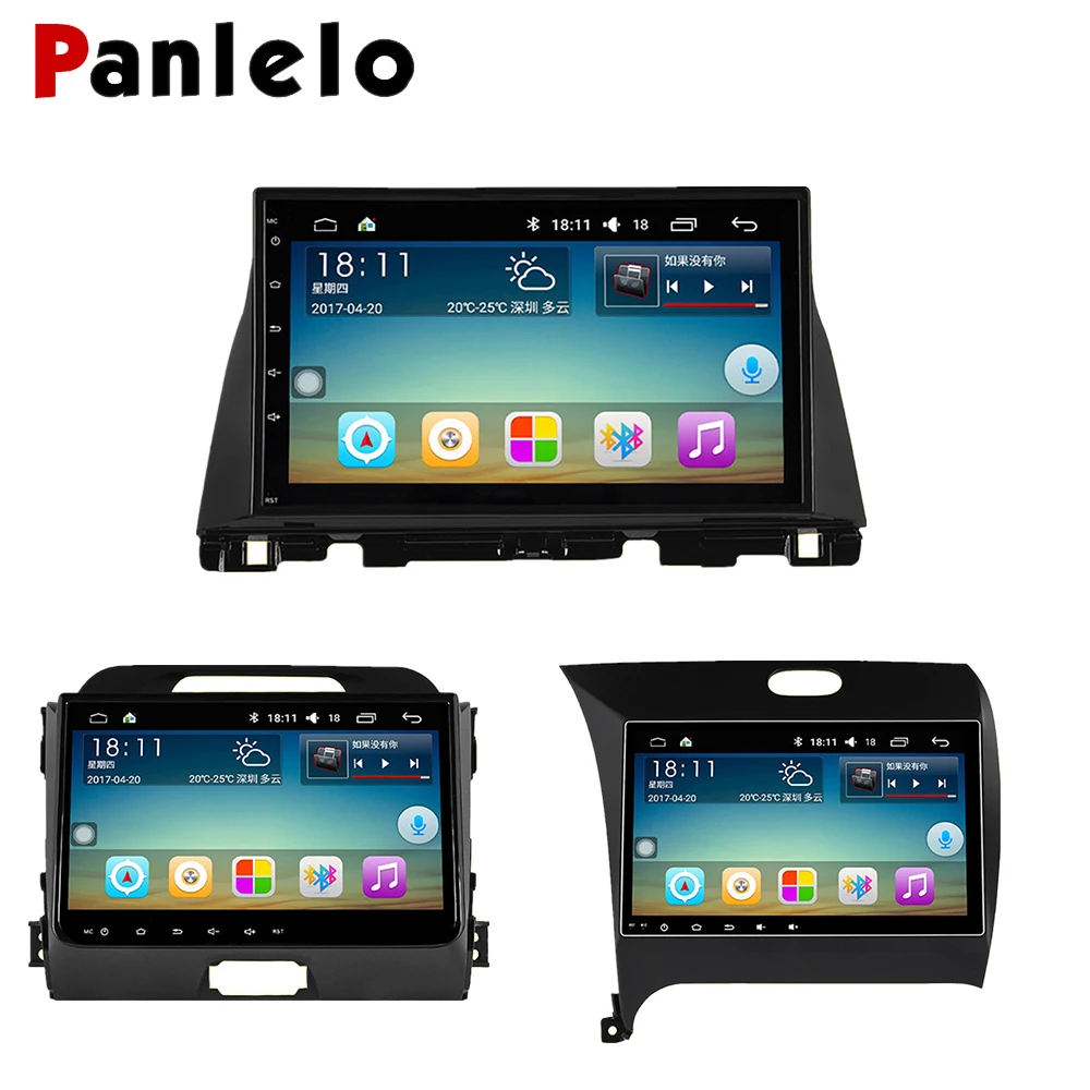Panlelo для Kia Sportage 2015 мультимедиа 2 din Android авто радио четырехъядерный K3 Rio K2 GPS
