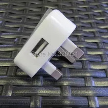 100 шт. белый Зарядное устройство Великобритания Сетевой USB Адаптеры питания стены Зарядное устройство Разъем для iPhone 3GS 4 4S 5 для Ipod DHL
