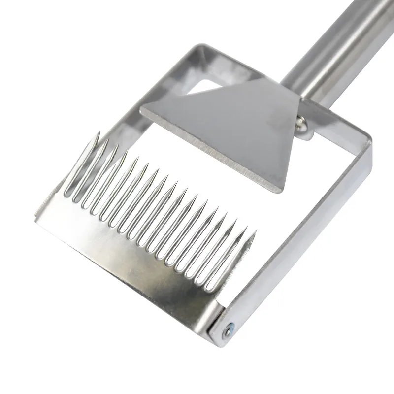 Stainless Steel Honey Scraper Fork Honeycomb Honey Uncapping Fork Shovel Equipment Beekeeping Tools