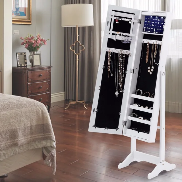 jewelry dresser organizer lockable goplus 2018 mirrored jewelry cabinet bedroom armoire standing storage organizer led light wooden necklace box jewelry dresser organizer lockable goplus 2018 mirrored jewelry cabinet bedroom armoire standing storage organizer led light wooden necklace box