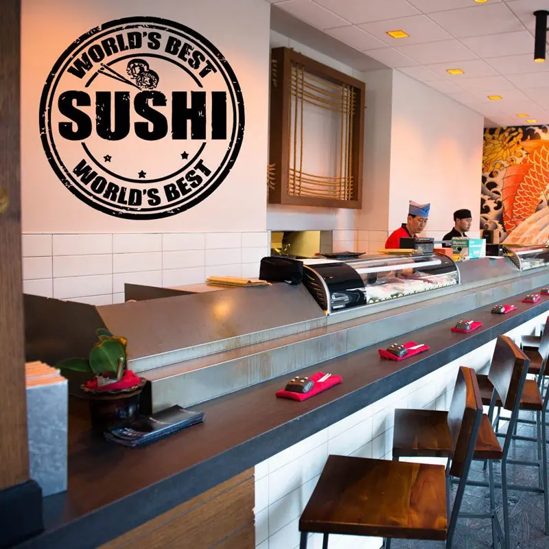 Sushi Sticker Japan Food Decal Poster Vinyl Art Wall Decals Pegatina