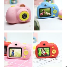 Детская камера, игрушки, подарки для От 4 до 8 лет девочек, Противоударная детская камера и видеокамера с мягкой силиконовой оболочкой для игр на открытом воздухе