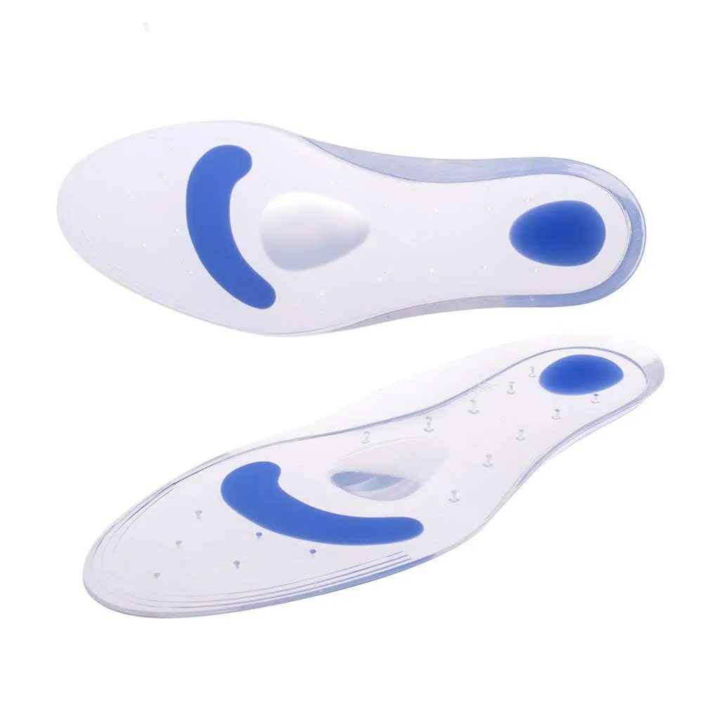 

Silicone Sports Orthotic Insoles Pads For Shoes Soles Flat Feet Arch Support Corrector Plantar Fasciitis Shoe Insole Pad Inserts