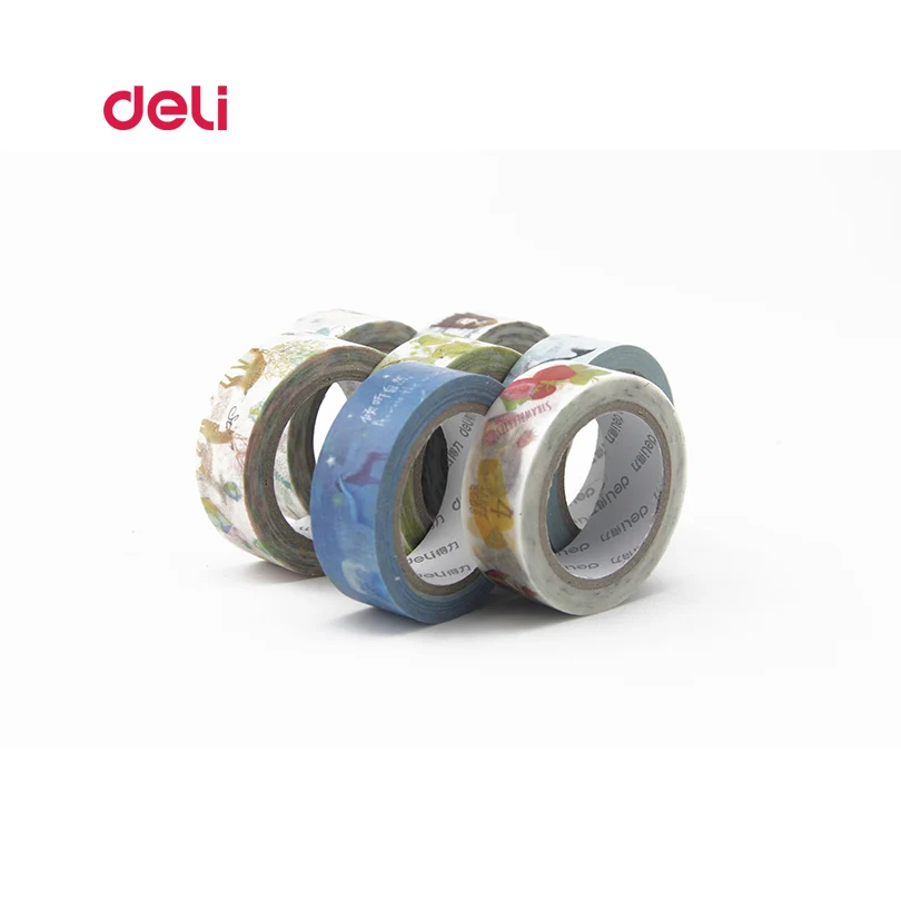 Deli 1 шт. Офисная клейкая лента бумага для рисования фруктов рыбок декоративная