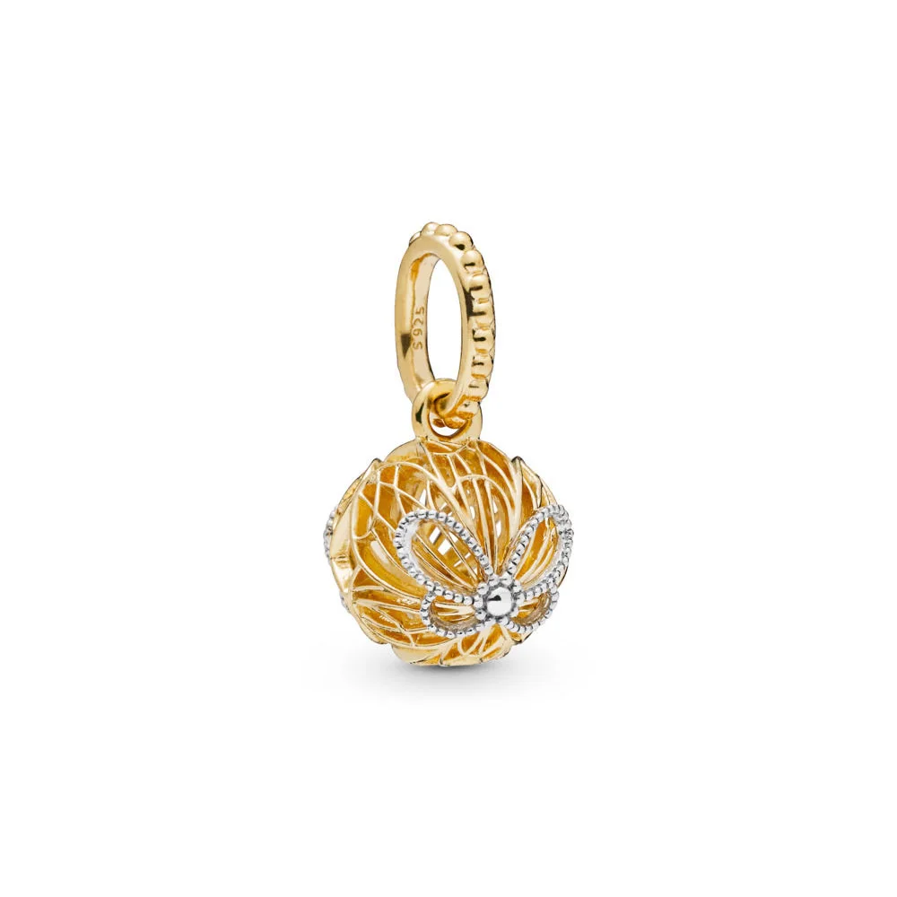 

2019 Spring Real 925 Sterling Silver Original Openwork Butterflies Pandora Necklace Pendant For Women Charm Bead DIY Jewelry