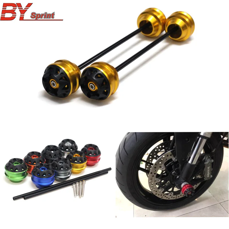 

Motorcycle CNC Modified Accessories Front and Rear wheel drop ball / shock absorber For BMW F800R F 800R F800 R 2009-2015