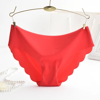 

4Pcs/lot New Ultra-thin Women Seamless Traceless Ice Refreshing Sexy lingerie Underwear Panties Briefs spring and summer