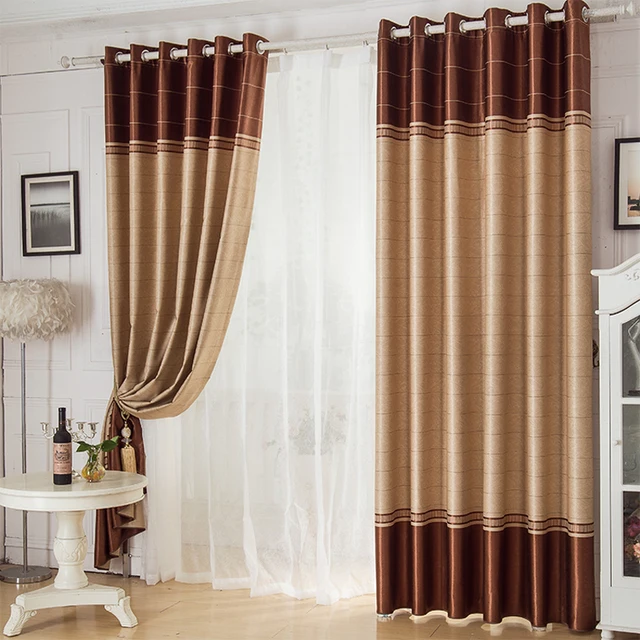 Modern Window Curtain For Living Room Drawing Bedroom Drapes Cortinas