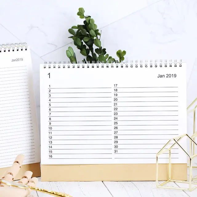 online shop 2019 table calendar agenda 2018 weekly planner monthly