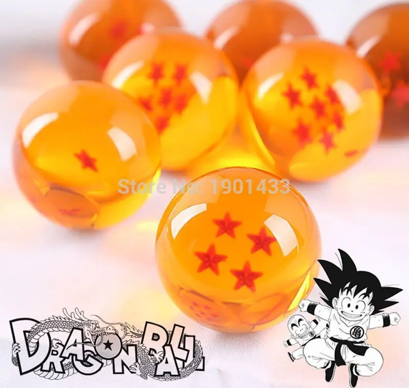 Buy Dragon Ball Crystal Balls 4.5CM 7 Stars Set of 7