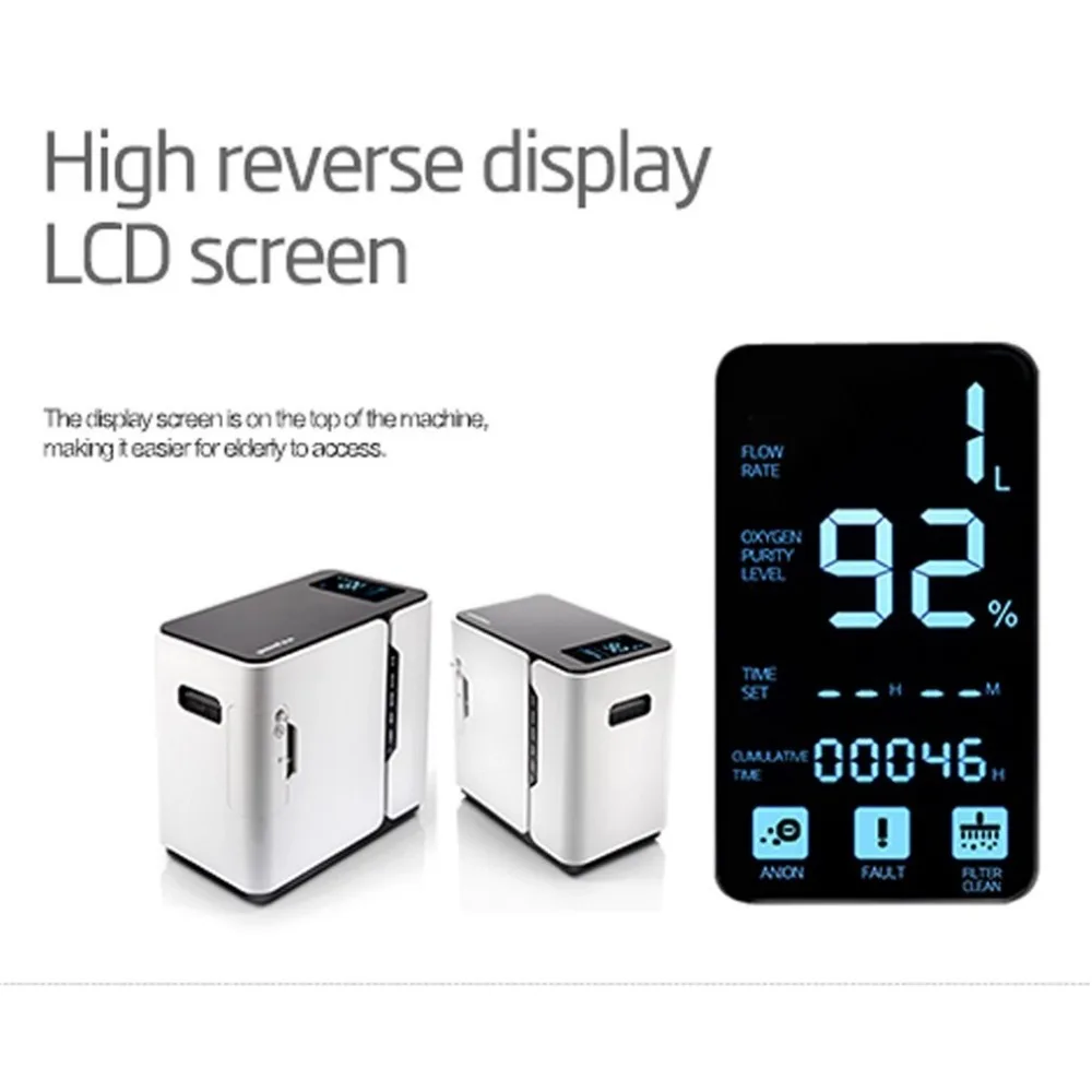 Home health care oxygen generator Air Purifier use for Elderly Pregnant and Breathing Suffering Patients Oxygen